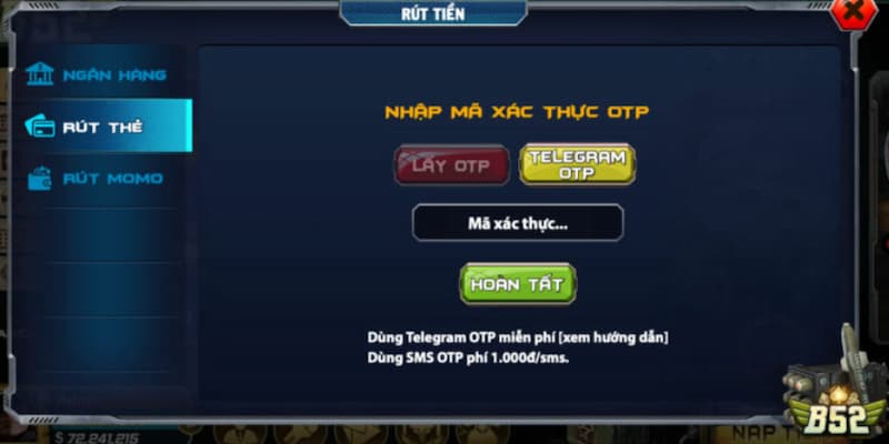 Những Lưu Ý Quan Trọng Khi Rút Tiền B52club